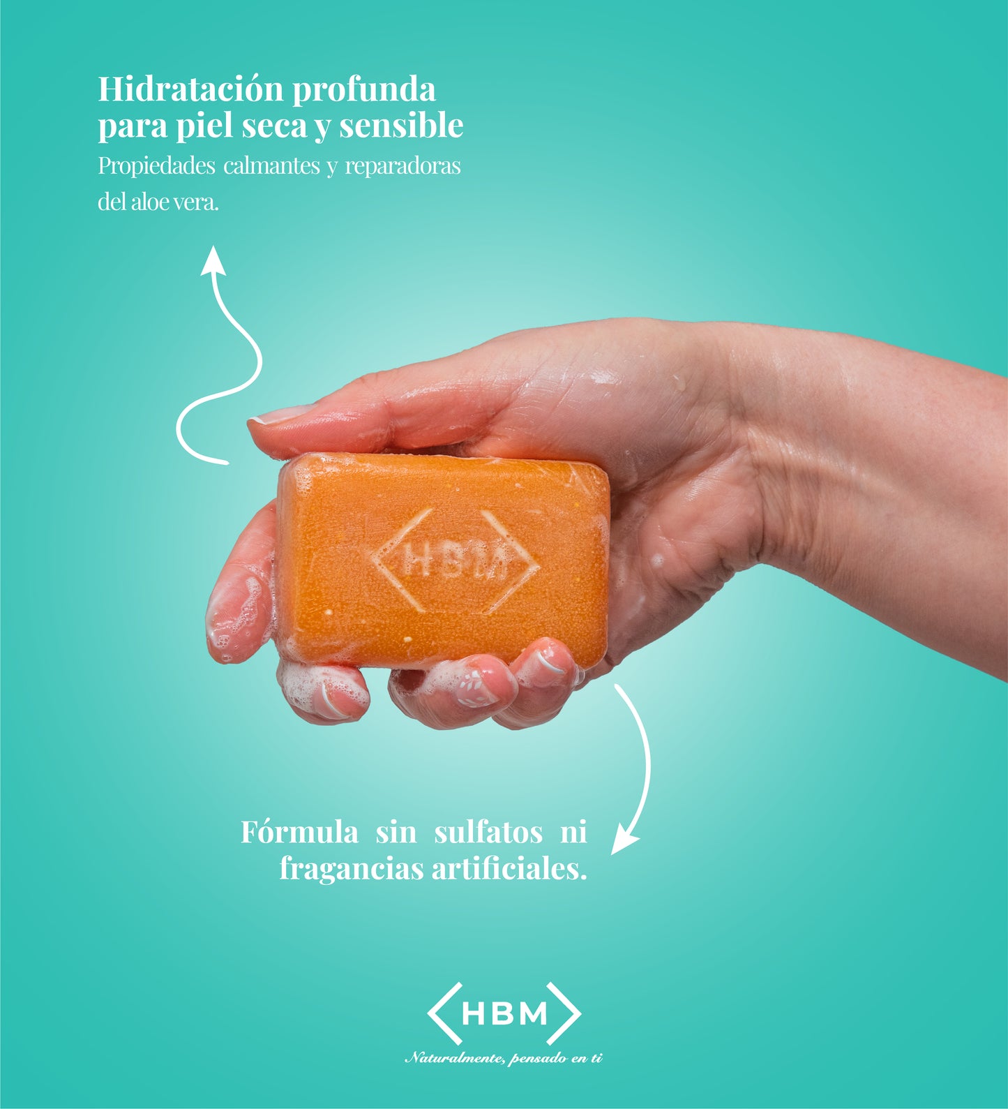 Jabón de piedra alumbre con aloe vera (piel seca y sensible)