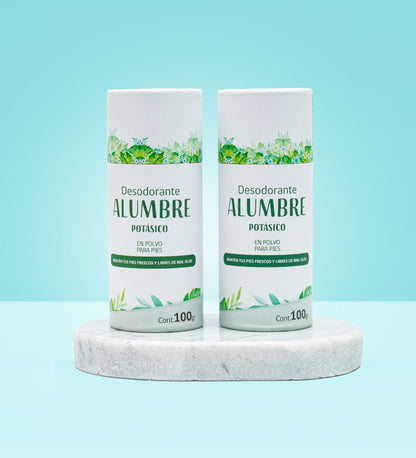 Pack de 2 Polvos de Alumbre HBM con 15% de descuento