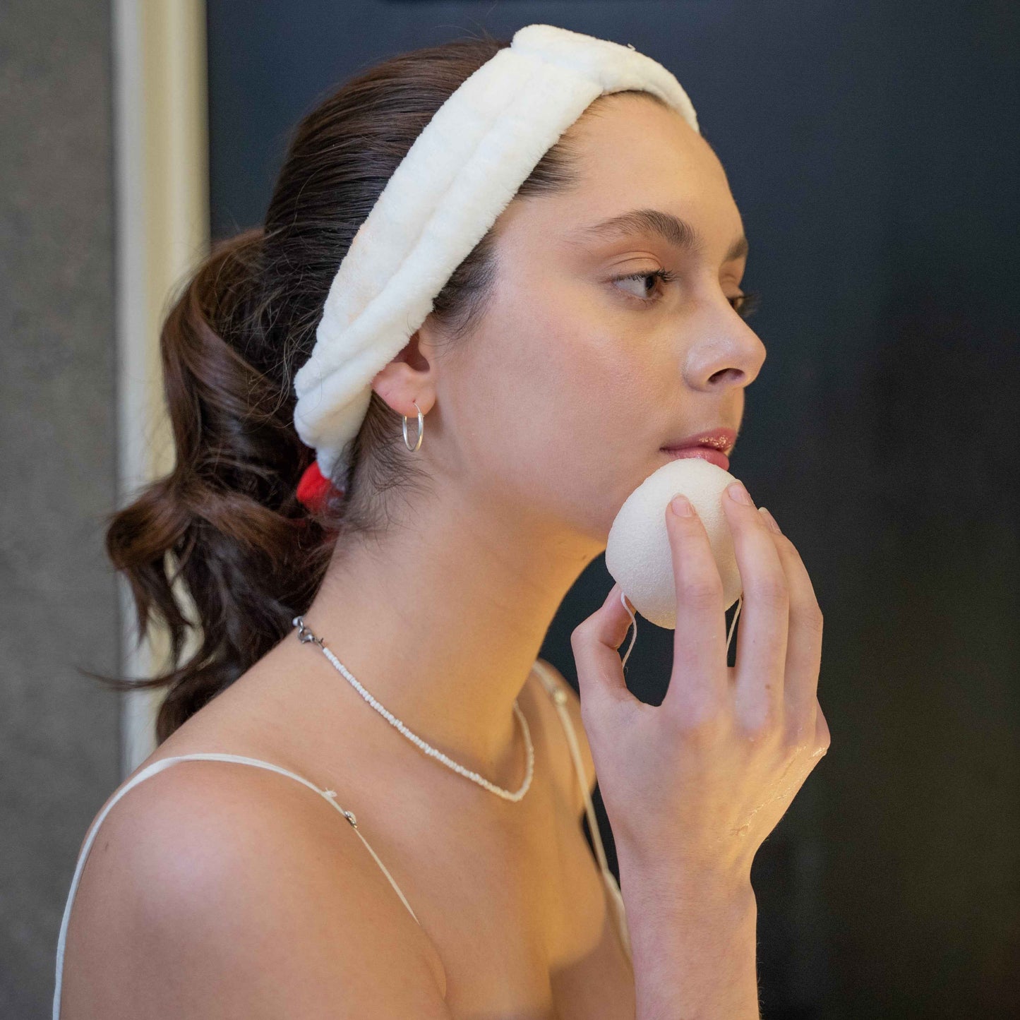 Esponja Konjac para pieles sensibles.