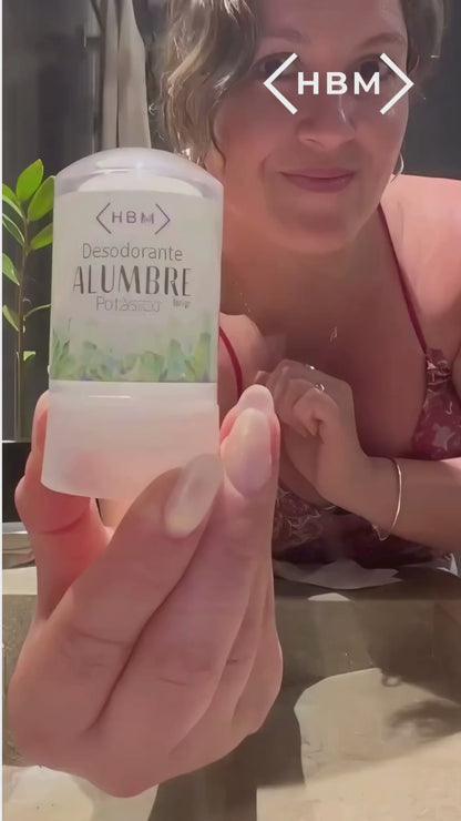 Desodorante Piedra Alumbre Unisex 100% Natural